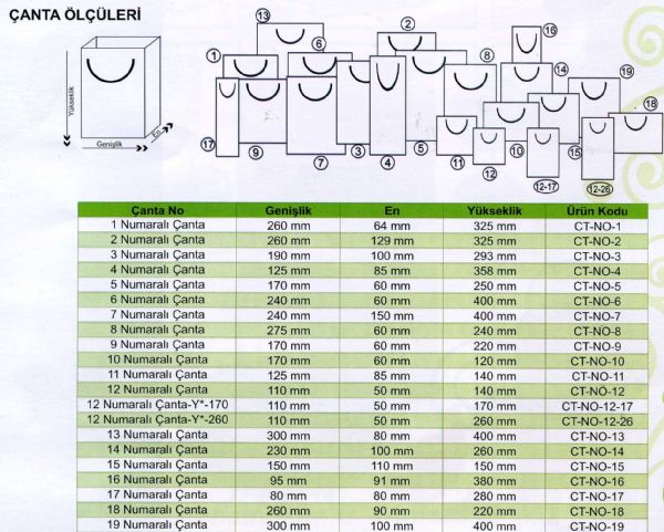 Hediyelik poşet 001